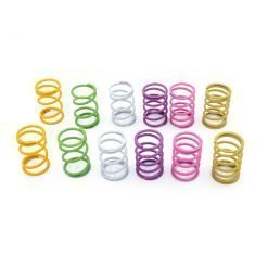 SET PROGRESSIVE SPRINGS (6) GOLD-PINK-PURPLE-SILVER-OCRA-GREEN FLUO