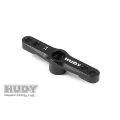 HORN SERVO DE ALUMINIO ACELERADOR/FRENO - HITEC - 2 AGUJEROS - 24T