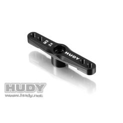HORN SERVO DE ALUMINIO ACELERADOR/FRENO - HITEC - 2 AGUJEROS M3 - 24T