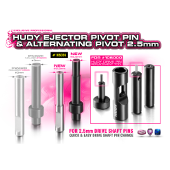 EJECTOR PIVOT PIN & ALTERNATING PIVOT 2.5MM FOR106000