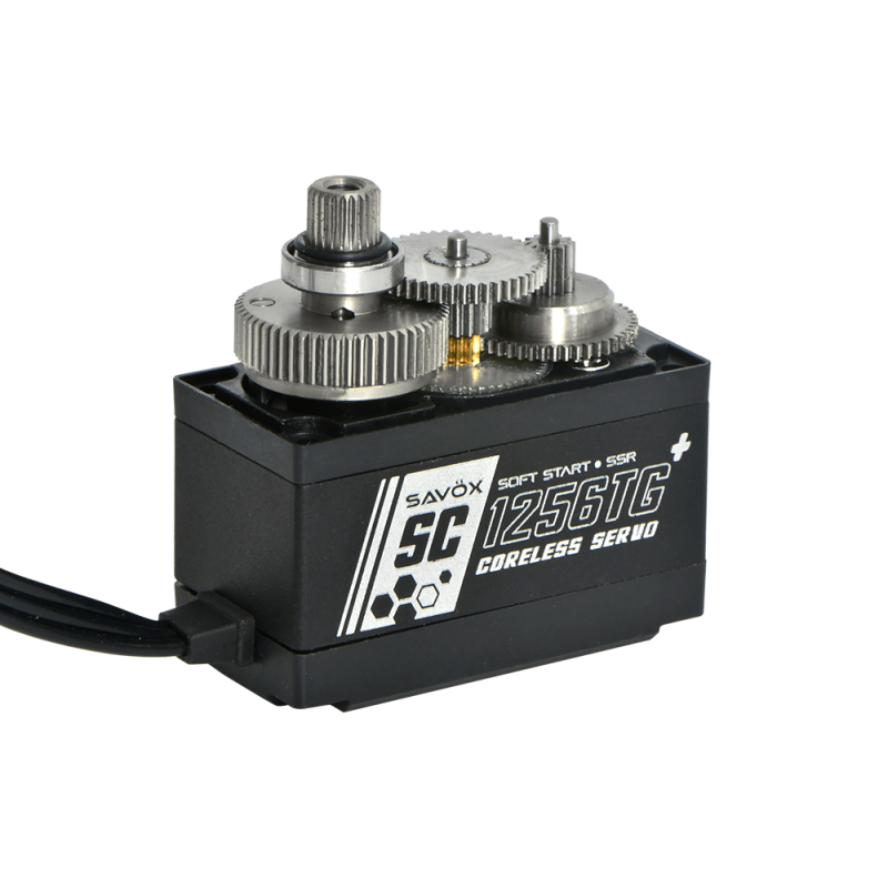 SAVOX HIGH TORQUE CORELESS DIGI SERVO 20KG@6.0V - BLACK - Imagen 2