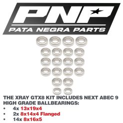 ABEC 9 TRANSMISSION KIT XRAY GTX8 23
