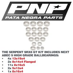 ABEC 9 TRANSMISSION KIT SERPENT SRX8 GT 23