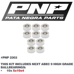 ABEC 9 BALLBEARINGS 5x10x4 (10 uds)