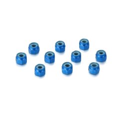TUERCA ALUMINIO M3 - AZUL (10)